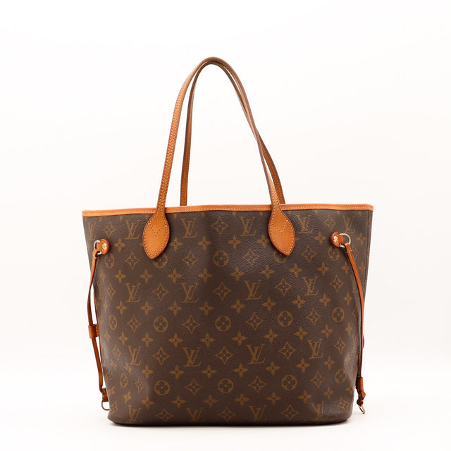 Sac Louis Vuitton Neverfull MM toile Monogram vue de face occasion authentique — AMANA Vintage