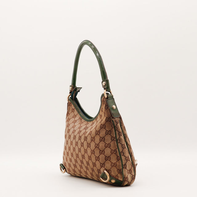 Intérieur doublure turquoise Gucci Tote Horsebit — AMANA Vintage