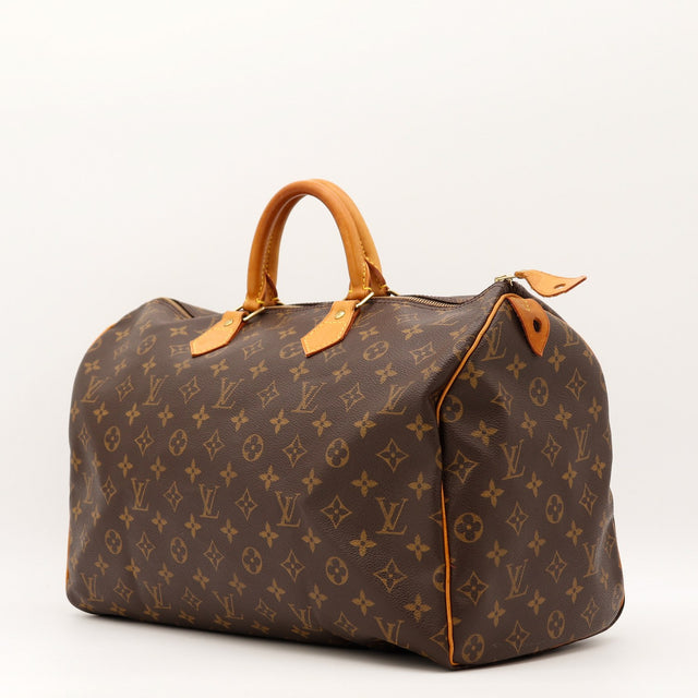 Vue de dos Louis Vuitton Speedy 35 Toile Monogramme occasion authentique — AMANA Vintage