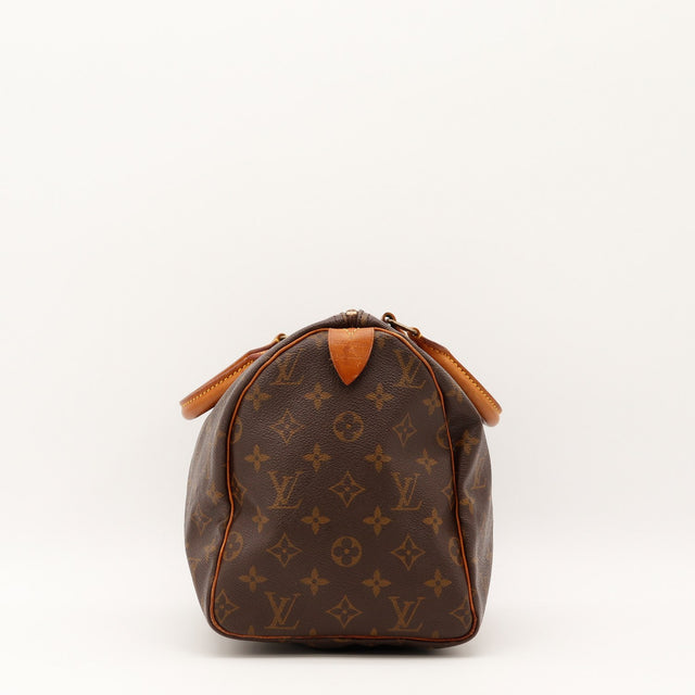 Vue intérieure Louis Vuitton Speedy 30 Toile Monogramme occasion authentique — AMANA Vintage