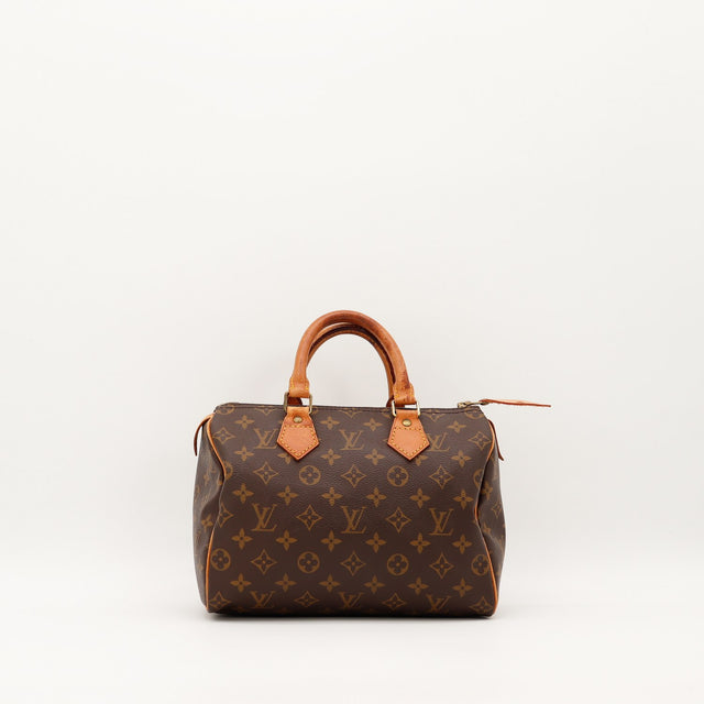 Sac Louis Vuitton Speedy 25 toile Monogram vue de face occasion authentique — AMANA Vintage