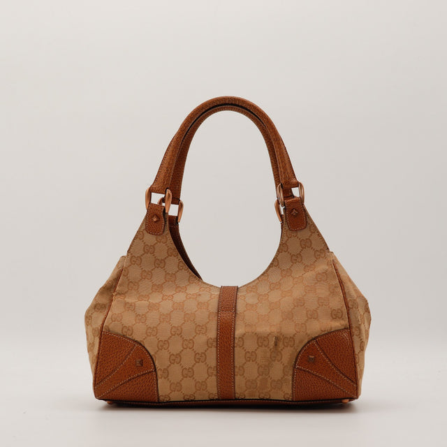 Face arrière Gucci Hobo Bambou toile GG Canvas occasion — AMANA Vintage