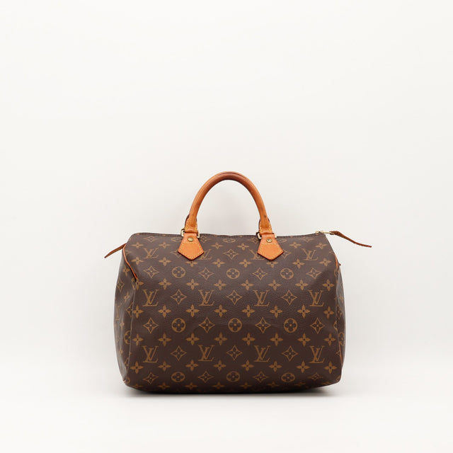 Sac Louis Vuitton Speedy 30 Toile Monogramme vue de face occasion authentique — AMANA Vintage