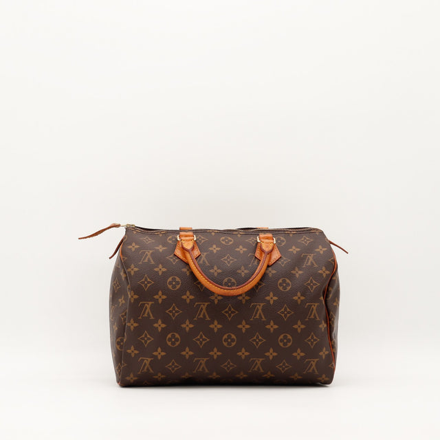 Louis Vuitton Speedy 30 vue de dos toile monogramme occasion — AMANA Vintage