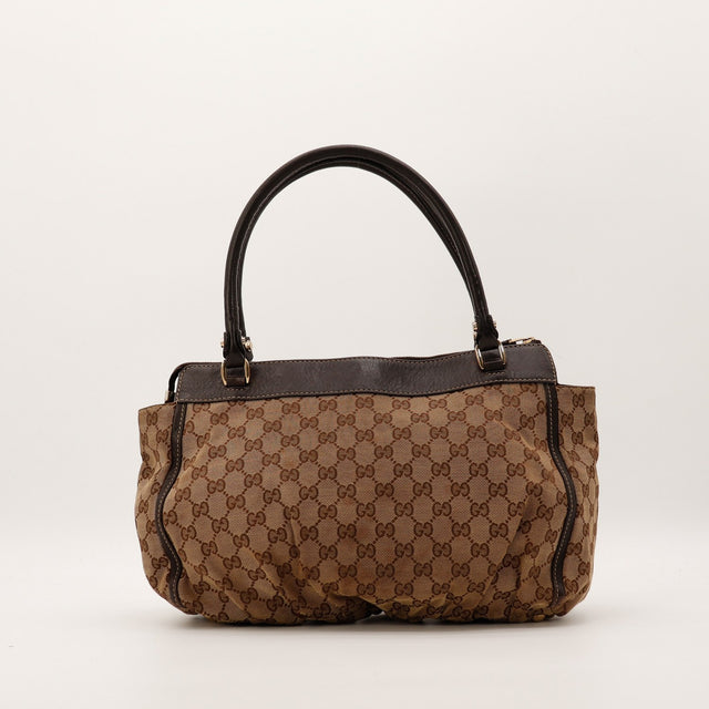 Tote Bag Gucci canvas GG vue de dos occasion authentique — AMANA Vintage