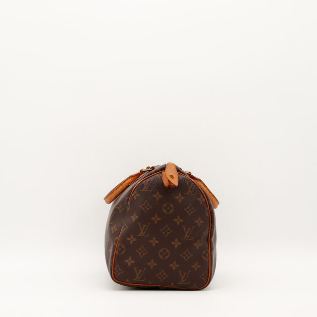 Louis Vuitton Speedy 30 vue de profil gauche occasion authentique — AMANA Vintage
