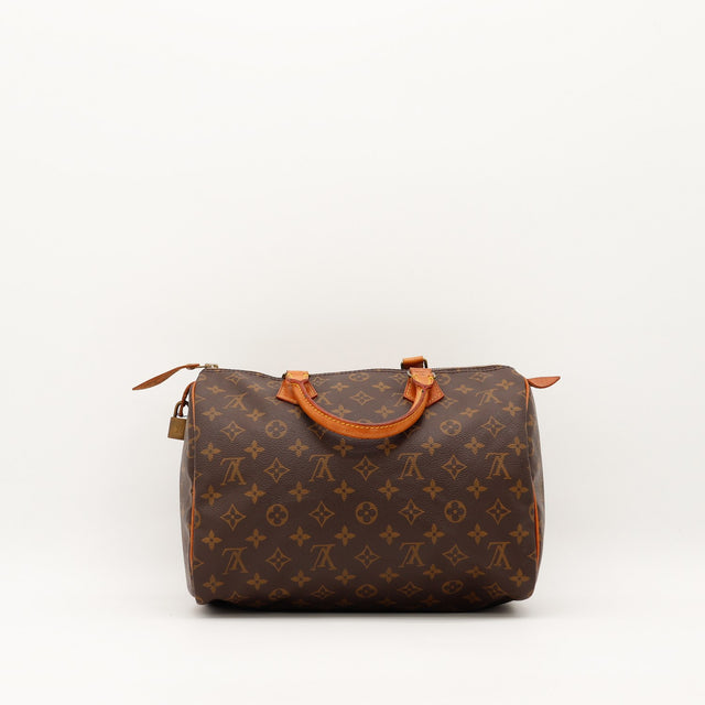Face arrière Louis Vuitton Speedy 30 toile monogramme état général — AMANA Vintage