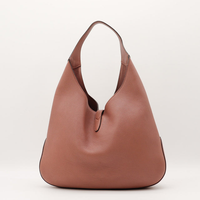 Anse cuir souple Gucci Jackie vieux rose occasion authentique — AMANA Vintage