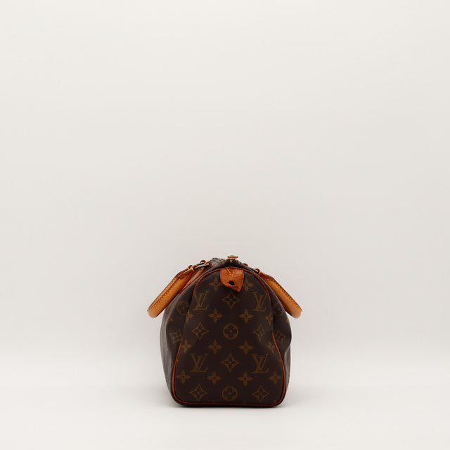 Louis Vuitton Speedy 30 vue de côté profil droit occasion — AMANA Vintage
