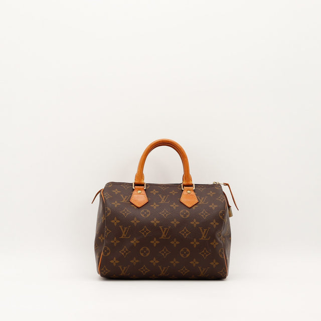 Sac Louis Vuitton Speedy 25 Toile Monogram vue de face occasion authentique — AMANA Vintage