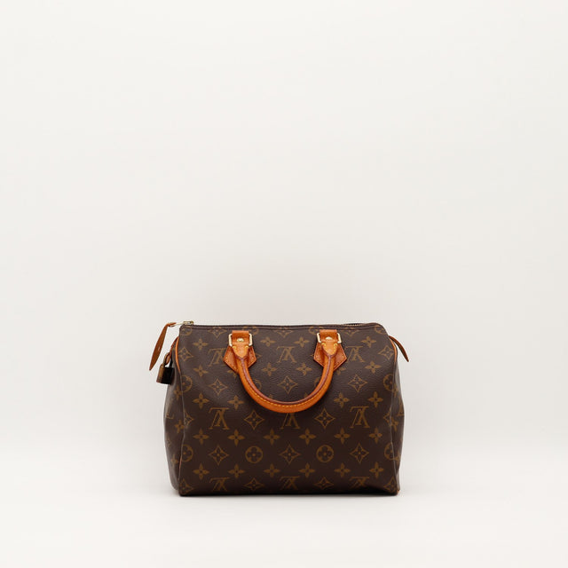 Vue de dos Louis Vuitton Speedy 25 toile Monogram état général — AMANA Vintage