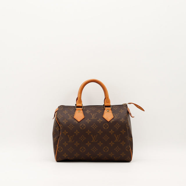 Sac Louis Vuitton Speedy 25 toile Monogram vue de face occasion authentique — AMANA Vintage