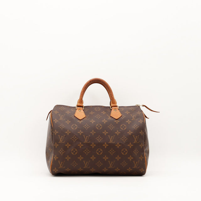 Sac Louis Vuitton Speedy 30 Toile Monogramme vue de face occasion authentique — AMANA Vintage
