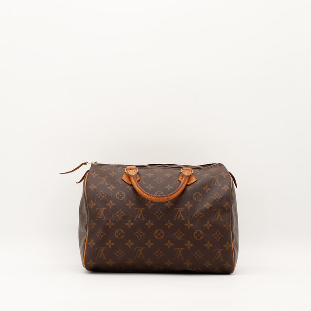 Louis Vuitton Speedy 30 vue de dos toile monogramme occasion — AMANA Vintage