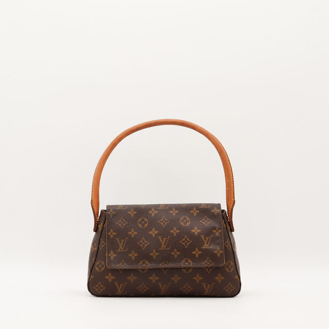 Sac Louis Vuitton Looping MM Toile Monogramme vue de face occasion authentique — AMANA Vintage