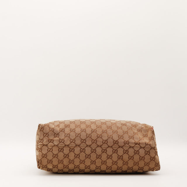 Vue du fond sac Gucci Hobo toile monogrammée — AMANA Vintage