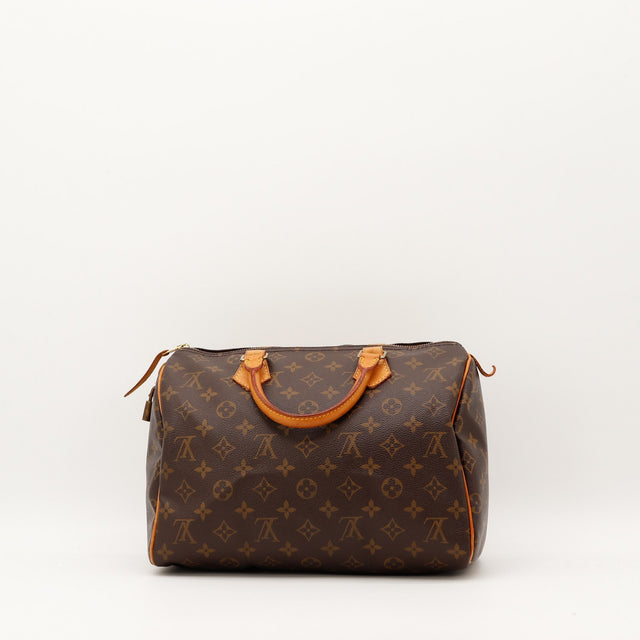 Cadenas et clé Louis Vuitton Speedy 30 toile Monogram — AMANA Vintage