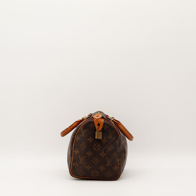 Anses Louis Vuitton Speedy 25 patine prononcee occasion authentique — AMANA Vintage