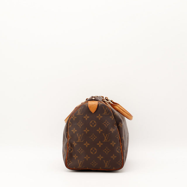 Intérieur doublure Louis Vuitton Speedy 30 toile Monogram occasion authentique — AMANA Vintage