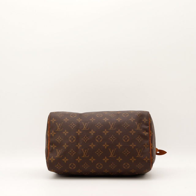 Tirette en cuir Louis Vuitton Speedy 30 Monogram occasion authentique — AMANA Vintage