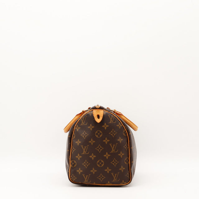 Coins et passepoil Louis Vuitton Speedy 30 toile Monogram occasion authentique — AMANA Vintage