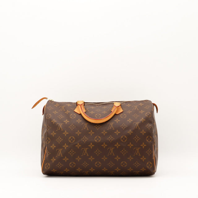 Interieur doublure Louis Vuitton Speedy 35 Monogram occasion authentique — AMANA Vintage