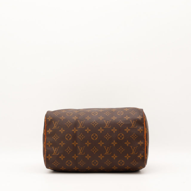 Fermeture eclair et tirette cuir Louis Vuitton Speedy 30 — AMANA Vintage