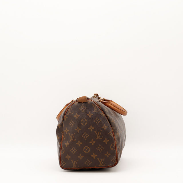 Anses cuir vachette patinées Louis Vuitton Speedy 30 occasion authentique — AMANA Vintage