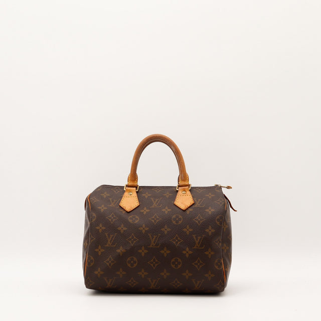 Sac Louis Vuitton Speedy 25 toile Monogram vue de face occasion authentique — AMANA Vintage