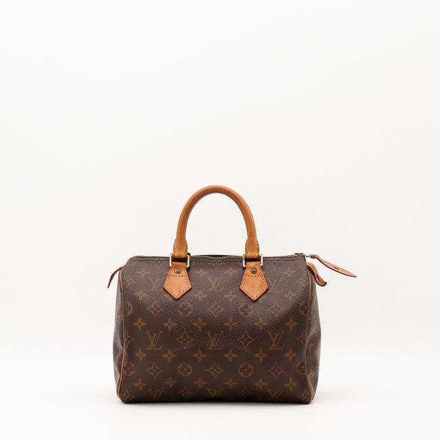 Sac Louis Vuitton Speedy 25 toile Monogram vue de face occasion authentique — AMANA Vintage