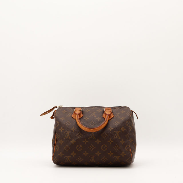 Coins avec frottements Louis Vuitton Speedy 25 Monogram — AMANA Vintage