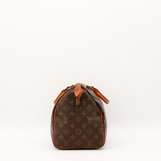 Anses patinées Louis Vuitton Speedy 30 toile Monogram occasion authentique — AMANA Vintage