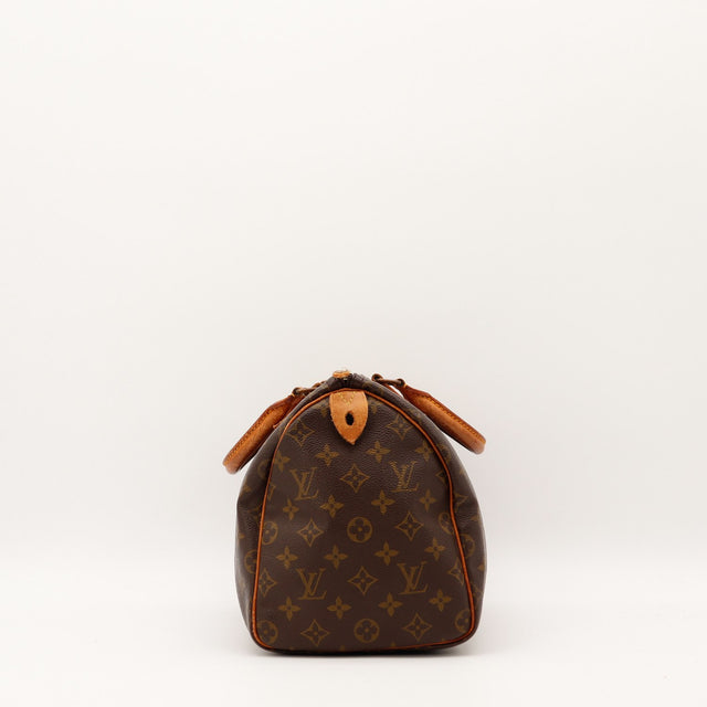 Anses cuir vachette patinées Louis Vuitton Speedy 30 — AMANA Vintage
