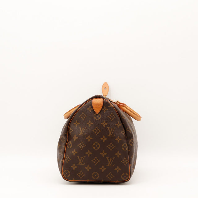Coins et fond Louis Vuitton Speedy 35 occasion authentique — AMANA Vintage