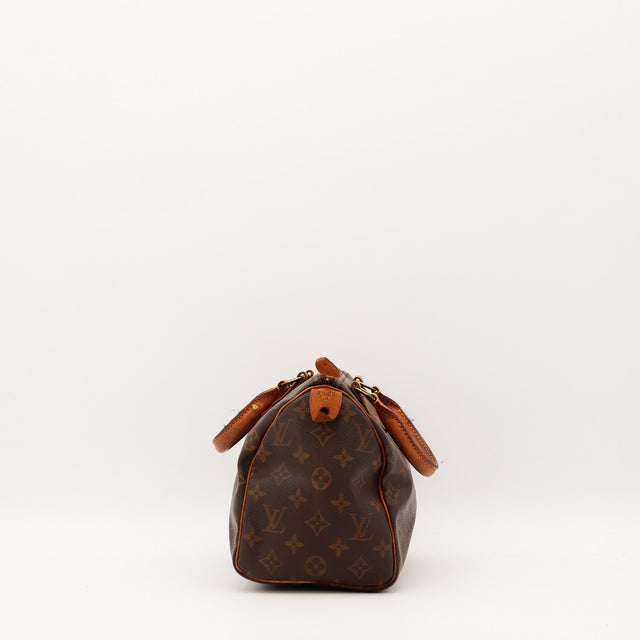 Anses Louis Vuitton Speedy 25 patine marquee occasion authentique — AMANA Vintage
