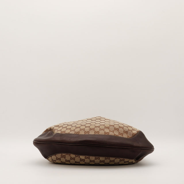 Hobo Bambou Gucci vue du fond cuir marron occasion authentique — AMANA Vintage