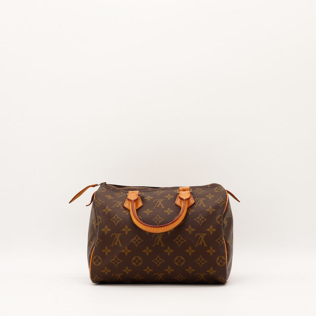 Coins frottements Louis Vuitton Speedy 25 Monogram occasion authentique — AMANA Vintage