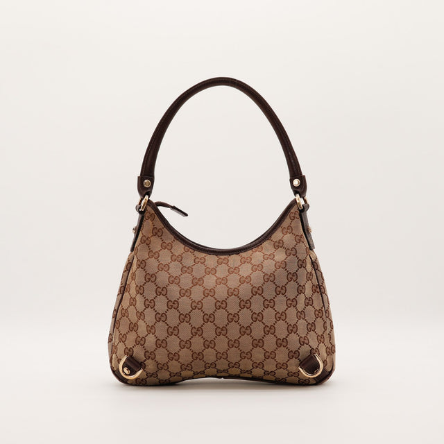 Face arrière Gucci Hobo D-Ring toile monogrammée occasion — AMANA Vintage