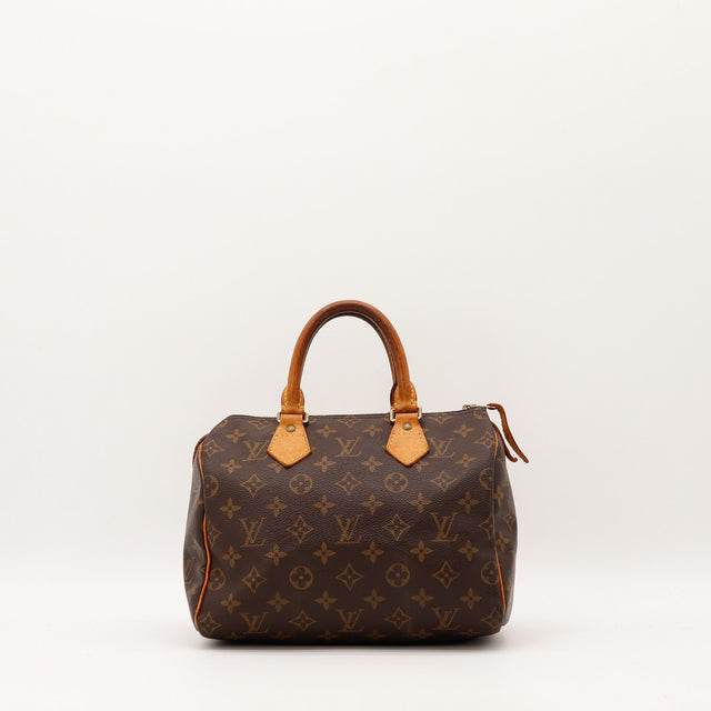 Sac Louis Vuitton Speedy 25 toile Monogram vue de face occasion authentique — AMANA Vintage
