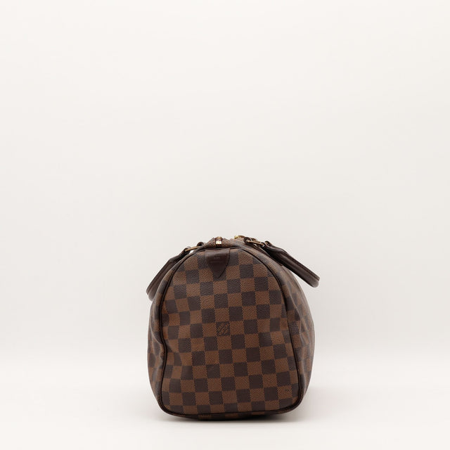 Coins et fond Louis Vuitton Speedy 30 Damier Ébène occasion authentique — AMANA Vintage