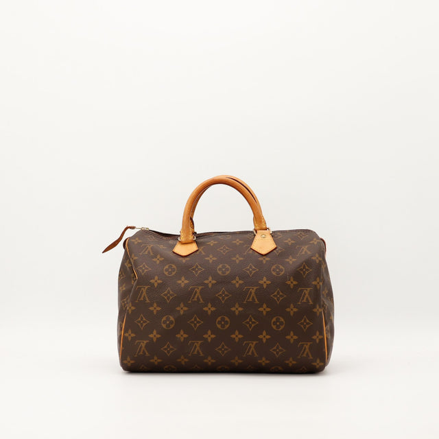 Louis Vuitton Speedy 30 vue de face alternative toile Monogram occasion — AMANA Vintage
