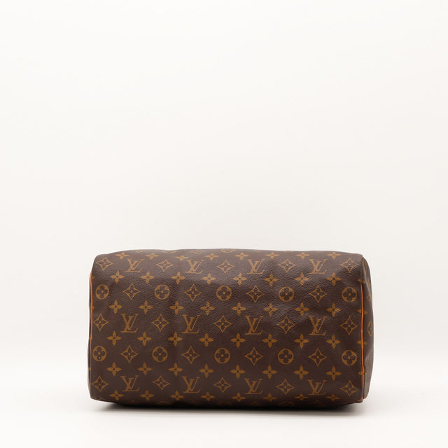 Tirette cuir Louis Vuitton Speedy 35 occasion authentique — AMANA Vintage