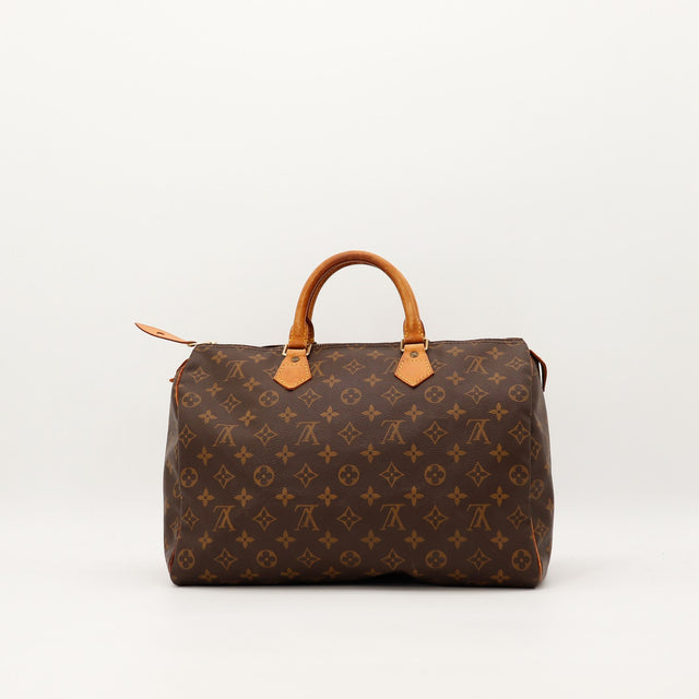 Vue de dos Louis Vuitton Speedy 40 toile Monogram occasion — AMANA Vintage