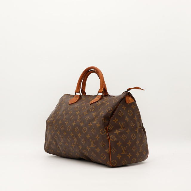 Louis Vuitton Speedy 35 vue trois quarts droite occasion vintage — AMANA Vintage
