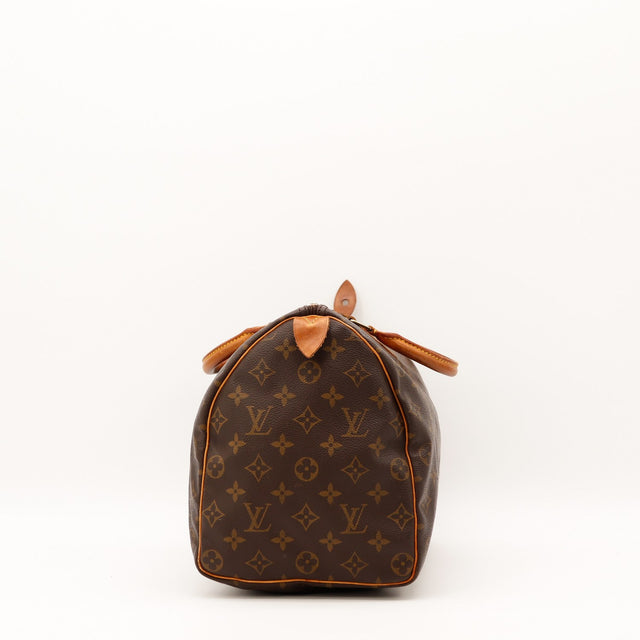 Intérieur doublure Louis Vuitton Speedy 35 toile Monogram occasion authentique — AMANA Vintage