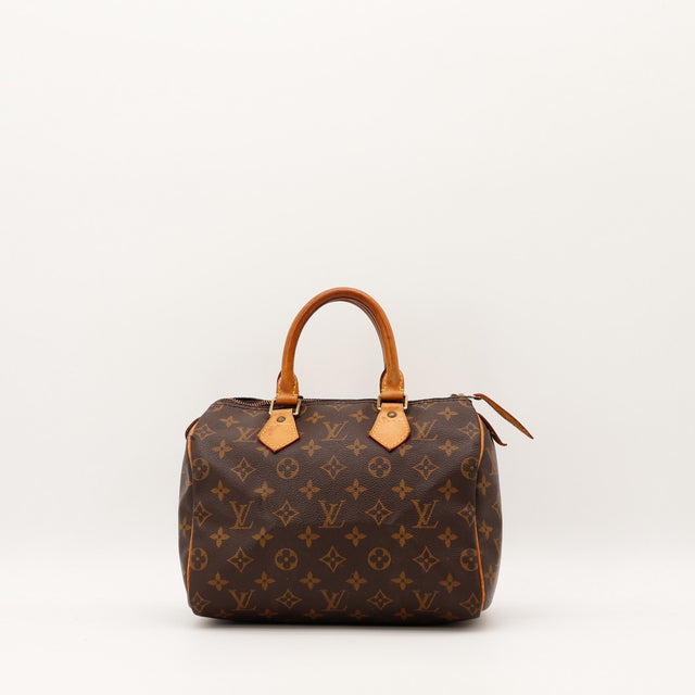 Sac Louis Vuitton Speedy 25 toile Monogram vue de face occasion authentique — AMANA Vintage