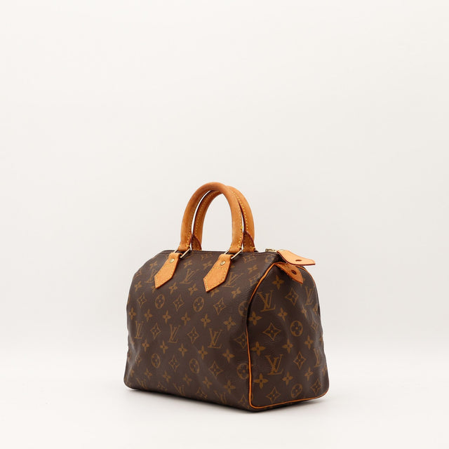 Sac Louis Vuitton Speedy 25 toile Monogram vue de dos occasion authentique — AMANA Vintage