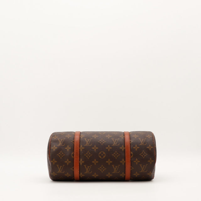 Louis Vuitton Papillon 30 vue de dessous fond cylindrique toile Monogramme — AMANA Vintage