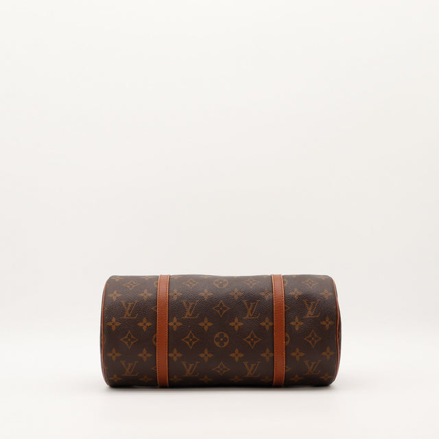 Louis Vuitton Papillon 30 vue de dessous toile Monogramme et cuir vachette — AMANA Vintage