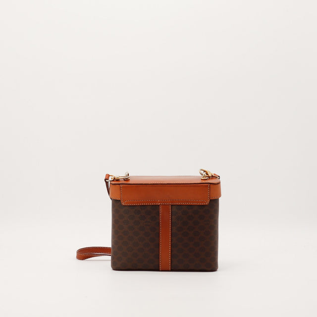 Celine Seau Macadam vue de dos toile Macadam bande cuir occasion — AMANA Vintage